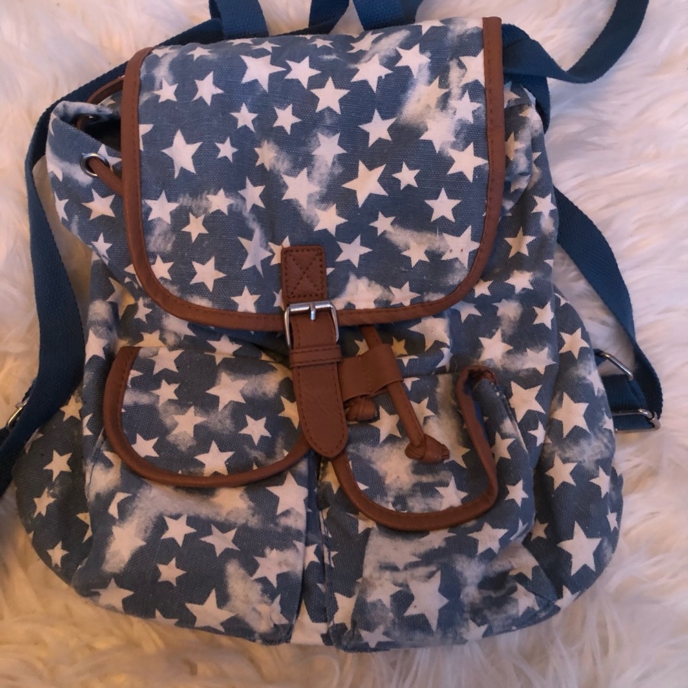 Blue stary backpack